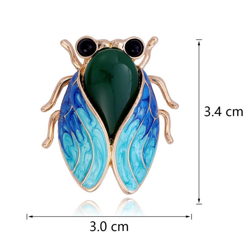 1/2Pcs Vintage Cicada Brooch For Women Men  Insect Brooches Pins Jewelry Accessories Party Gifts 2026
