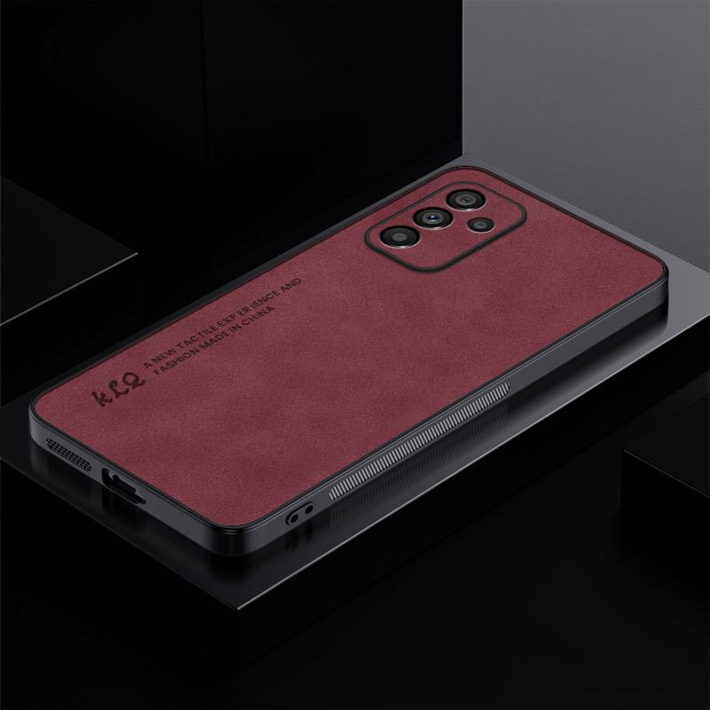 

Матовий шкіряний захисний чохол для об єктива для Samsung S23 S22 S21 FE Plus Ultra A74 A54 A34 A14 A73 A53 A33 A13 A72 Магнітний бампер For S21 Ultra