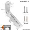 L-Shaped 90-Degree Stainless Steel Angle Bracket for Furniture