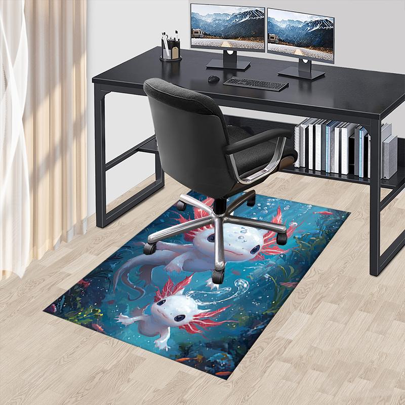 

Newt Theme Chair Mat: Office Carpet - Oversized Rug for Home Decor, Sofa Mat, Desk Chair Mat, Gift Idea for Office and Living Room0148A 60cm by 90cm