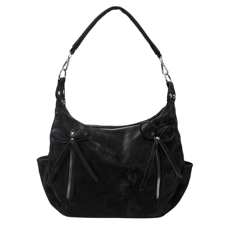 Fashion Women's Bag Large Capacity Tote Bag New Pleated Shoulder Simple Commuter Messenger Bag Bag