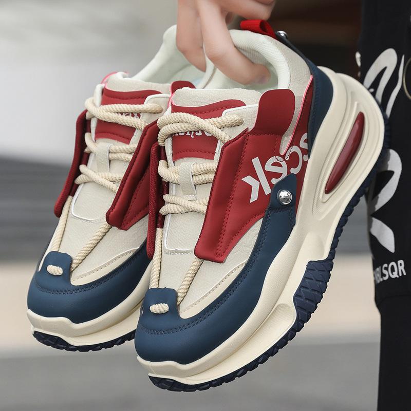 Shoes Men's Autumn and Winter 2025 New Platform Sports Trendy Shoes High-end Ruffian Handsome Net Shoes Niche Trendy Dad Shoes