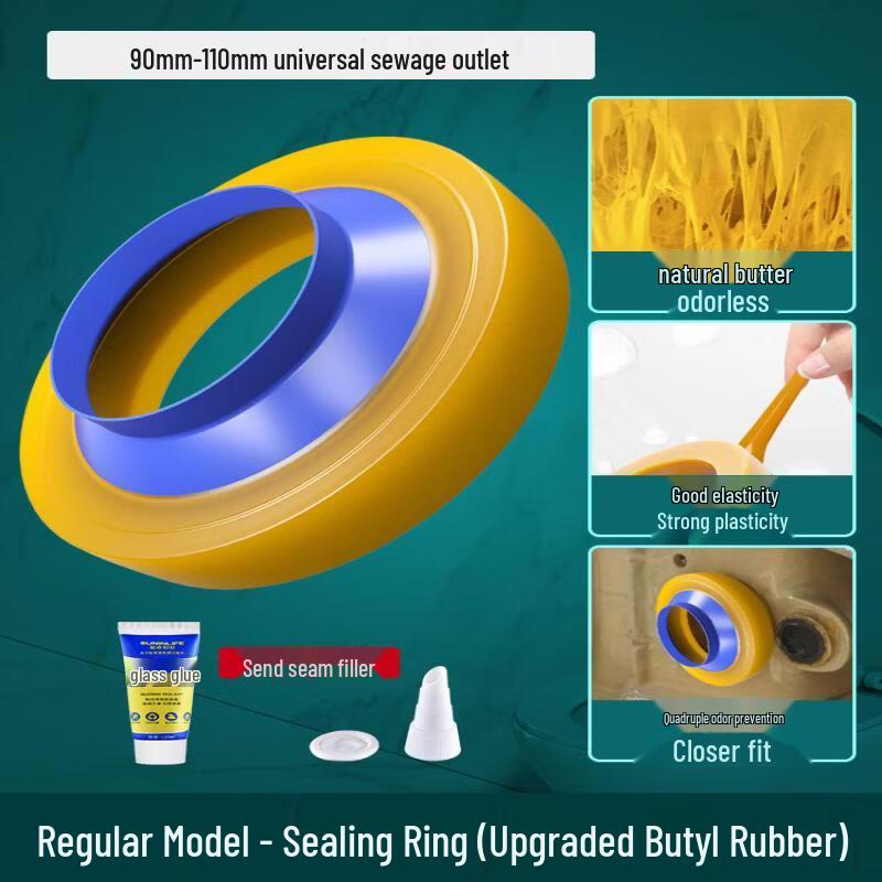 Toilet Flange Anti-Odor Sealing Kit