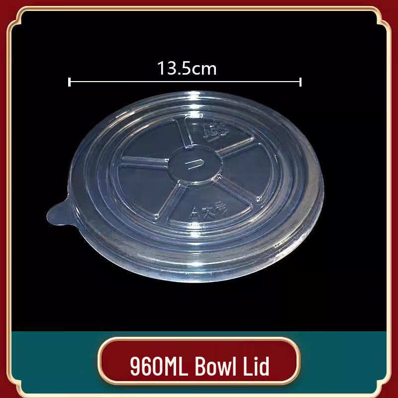 

OIMG Thickened Disposable Transparent Plastic Bowl Lids