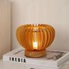 Retro and Minimalist LED Pumpkin Night Light Wooden Homestay Study Room Bedroom Charging Touch Atmosphere Night Light