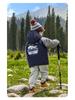 2025 New Boys' Thickened Hooded Cotton Jacket - European Winter Style with Contrasting Colors for Toddlers and Children