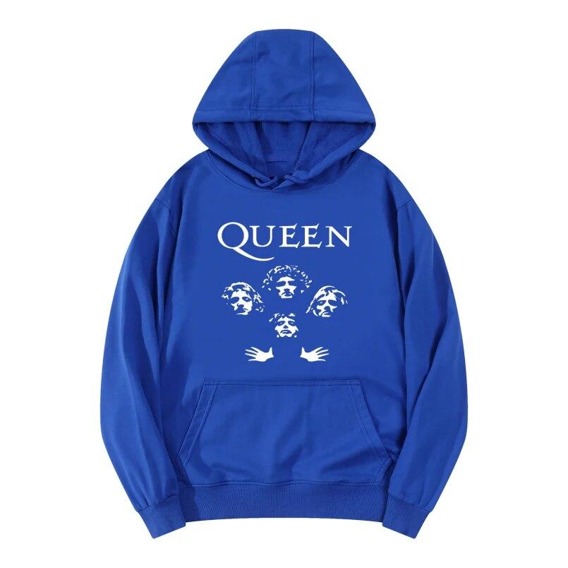 Music Legendary Rock Band Hoodies Queen Unisex Women Streetwear Hoodie Sweatshirts Harajuku Pullovers Unisex Tracksuits Clothing