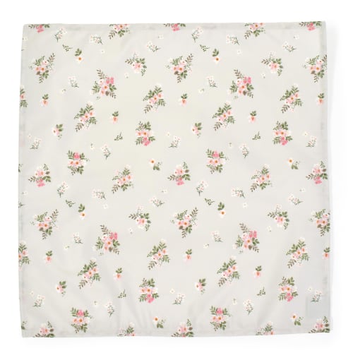 COLORFUL CANDY STYLE Lunch Cloths/School Lunch Napkins (45cm x 45cm), Water-Repellent, No-Iron, Set of 2, Petit Bouquet Design, Water-Repellent, Light