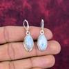 Moonstone 925 Solid Sterling Silver Earrings, Handmade Gemstone Earrings Jewelry, Gifts For Wife Brand New Earrings