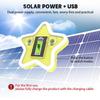 Solar Powered Ambient Lights Star Neon Automobile Interior Decorative LED Car Windshield Window Decoration with Suction Cup