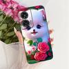 For Motorola Edge 50 Fusion Case XT2429-1 Soft TPU Flower Protective Phone Cases For Motorola G96 motog96 5G Fundas Cover Coque