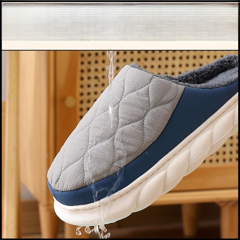 Cotton Shoes for Home Use, Thick-soled, Warm, Waterproof and Anti-slip for Women