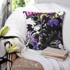 Battle Cats  Miko Mitama Square Pillowcase Pillow Cover Polyester Cushion Zip Decorative Comfort Throw Pillow for Home Car
