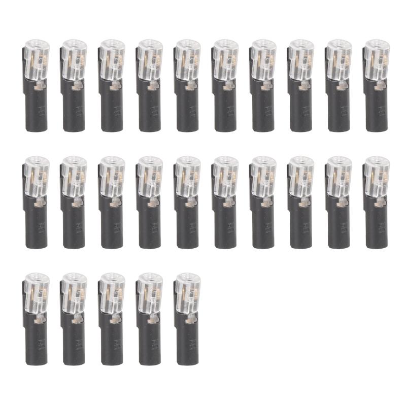 Pluggable LED Wire Connector Single Wire Plug-in Connector with Locking Buckle 1 Ways Wire Connector Easy to Use