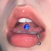 Raccon Raccoon Ice Cream Titanium Steel Tongue Pin Fashion Sexy Ins Textured External Thread Tongue Pin Piercing Jewelry