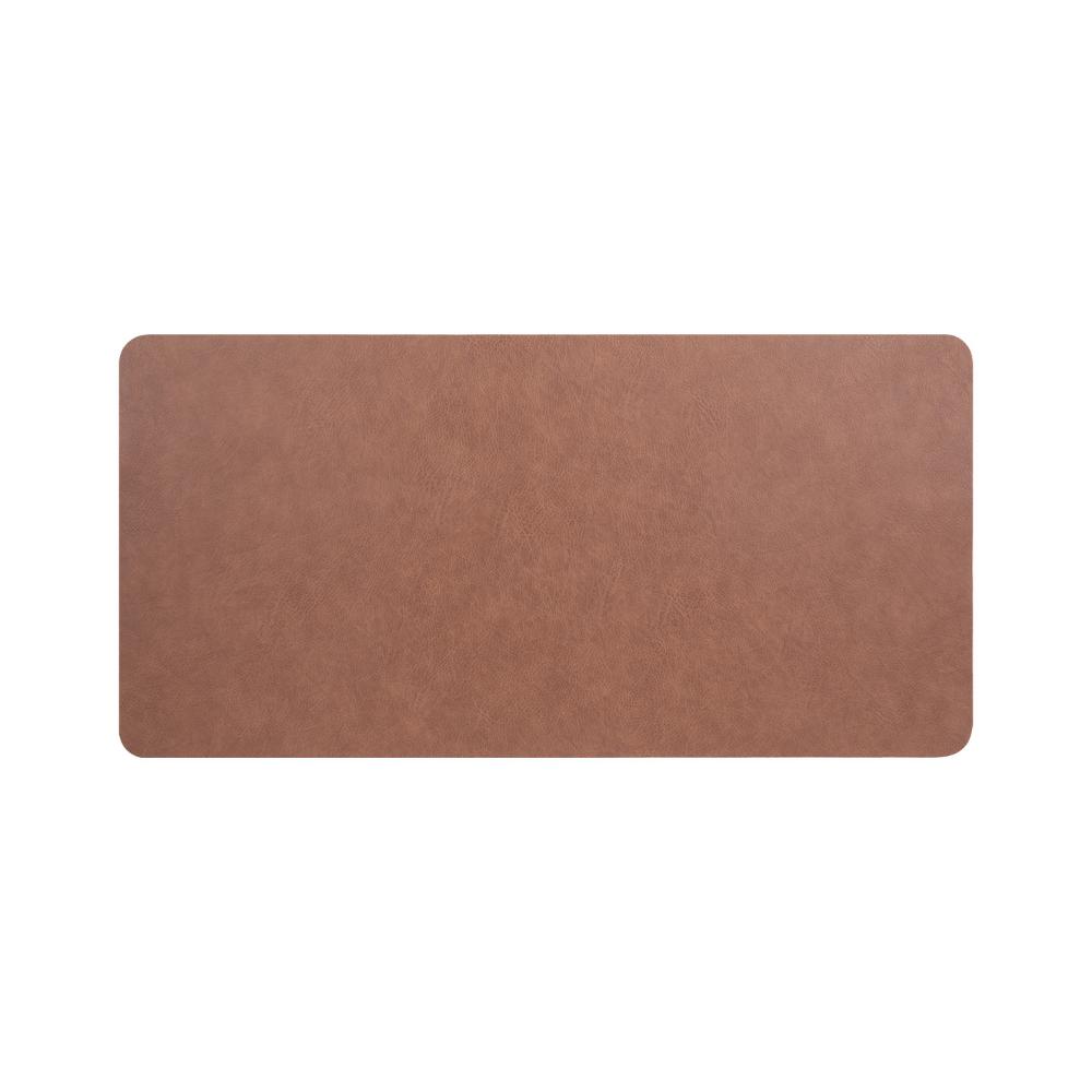 Retro Cowhide Textured Desk Mat, Double-sided, Stain-resistant, Extra-large Mouse Pad, Office Computer Mat, Writing Mat, Desk Mat