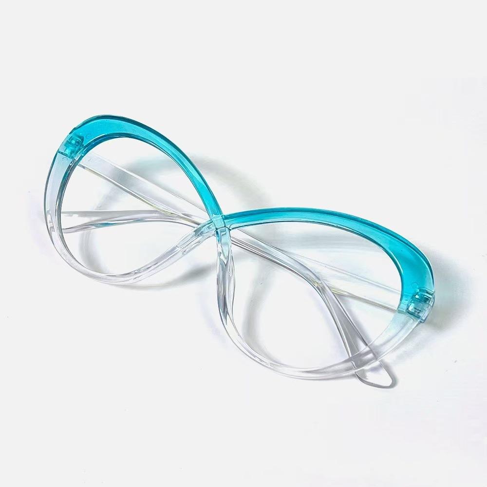 

Cat Eye Pc Eyeglasses Frames Plain Glasses For Women Men Round Eyewear Blocking Optical Spectacle Eyeglasses with Lenses