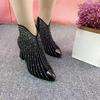 Nuove Scarpe da Donna Versatili e Snellenti Antiurto con Cerniere Laterali per Stivali alla Moda