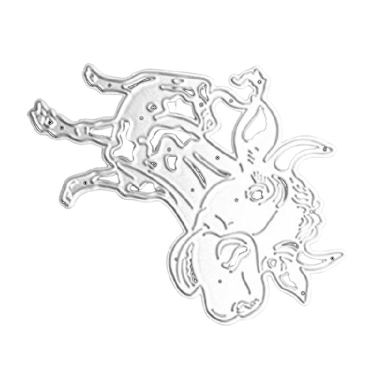 Cattle Metal Cutting Dies DIY Stamps Crafts Embossing Scrapbooking Photo Album