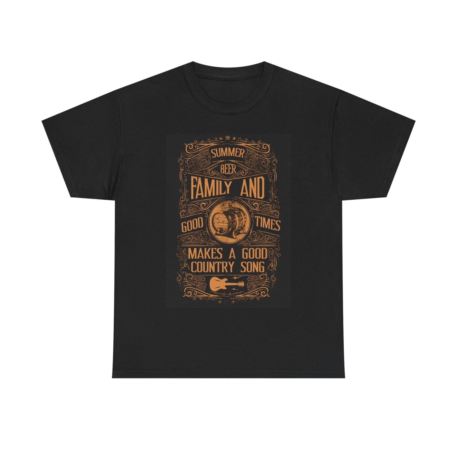 Men s and Women s T-shirts Country Music And Cold Beer M