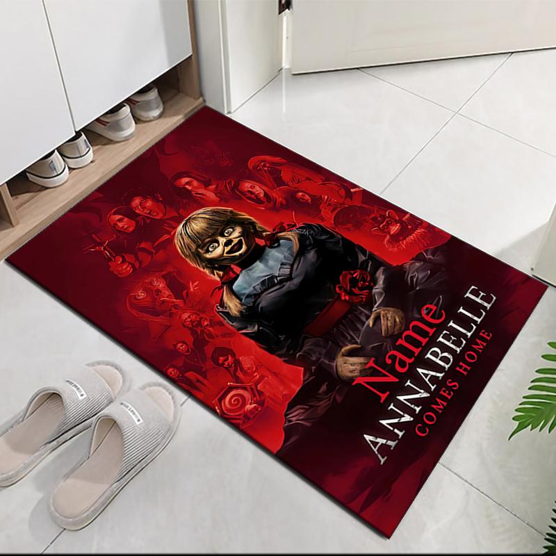 Custom Name Halloween horror Printed Carpet, for Office Chair Living Room Bedroom Kitchen Room Decor Gifts.