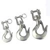 Edelstahl-Gabelwirbel-Ladungshaken, Kettenhaken, Ram's Crook-Gleithaken, Hebehaken