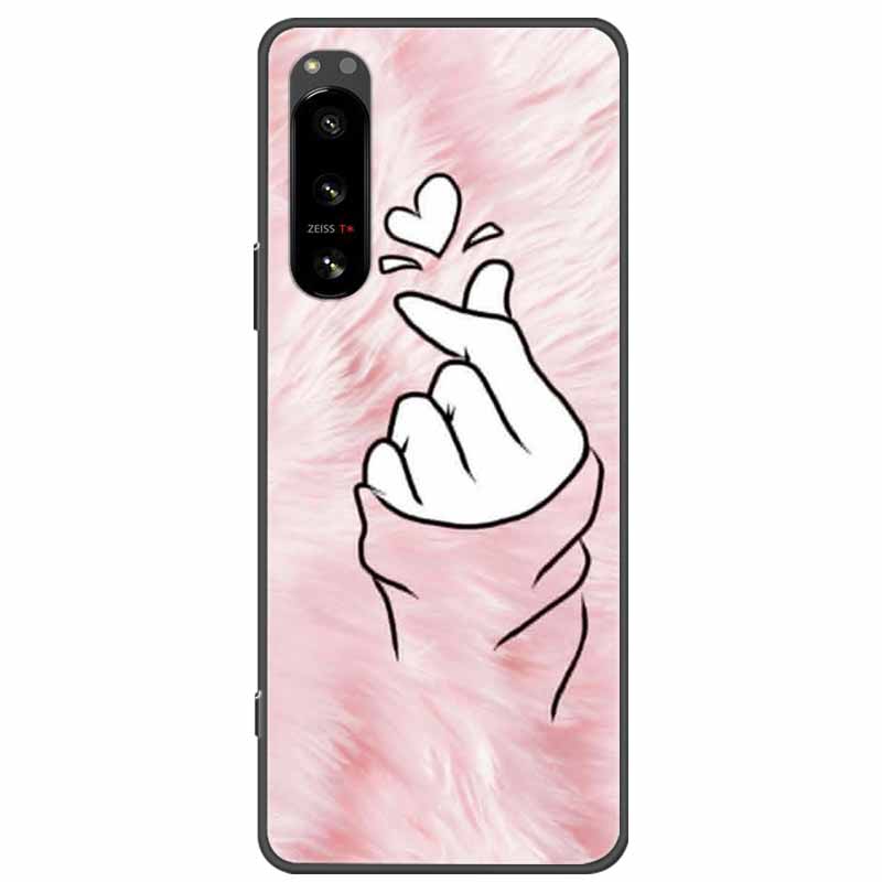 For Sony Xperia 5 III Case Soft TPU Cute Cats Silicone Protective Cover for Sony Xperia 5 II Phone Cases Xperia5 Cartoon Fundas