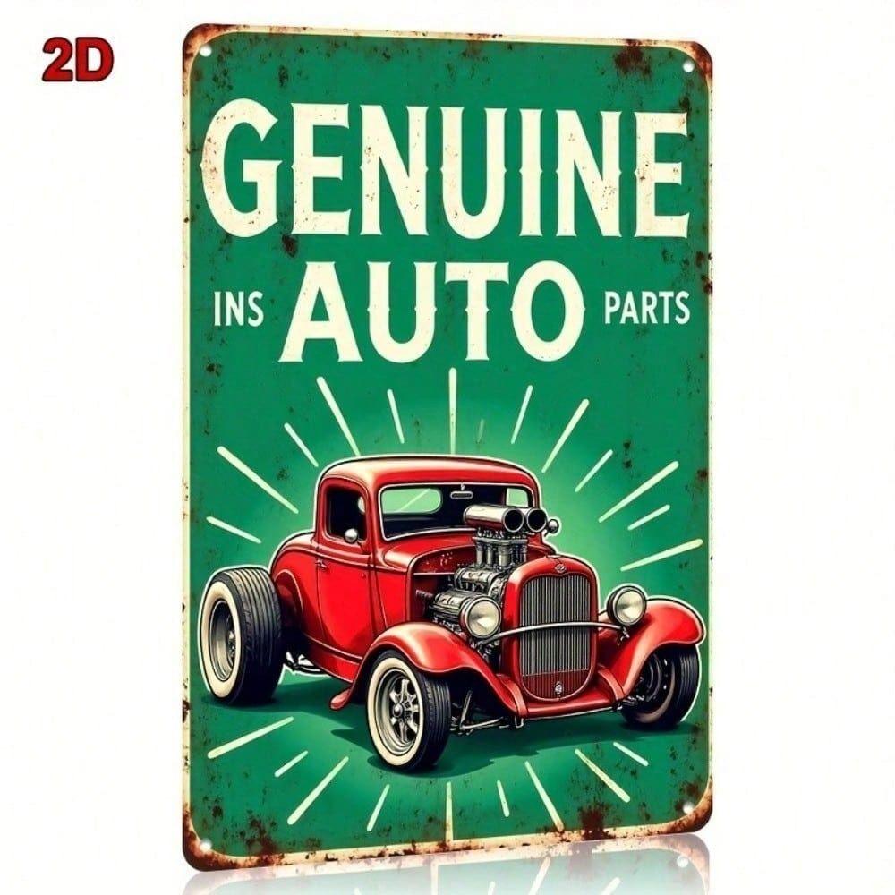 Vintage Metallwandkunst Poster Retro Dekor für Bar