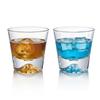 JCSZJSWK Mt. Fuji Glass Rock Glass 270ml, Set of 2, Sakura Kiriko (Cherry Blossom Cut Glass), In Pau