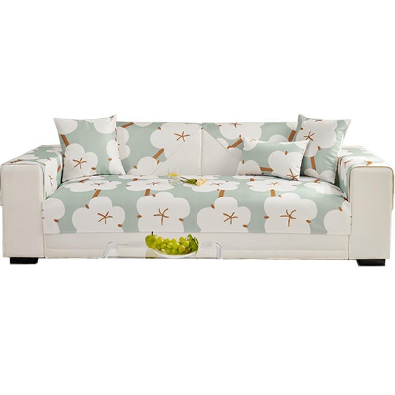 Technology Cool Ice Silk Sofa Cushion Summer Summer Sleeping Mat Non-Slip Cushion Sofa Cover Washable Cushion