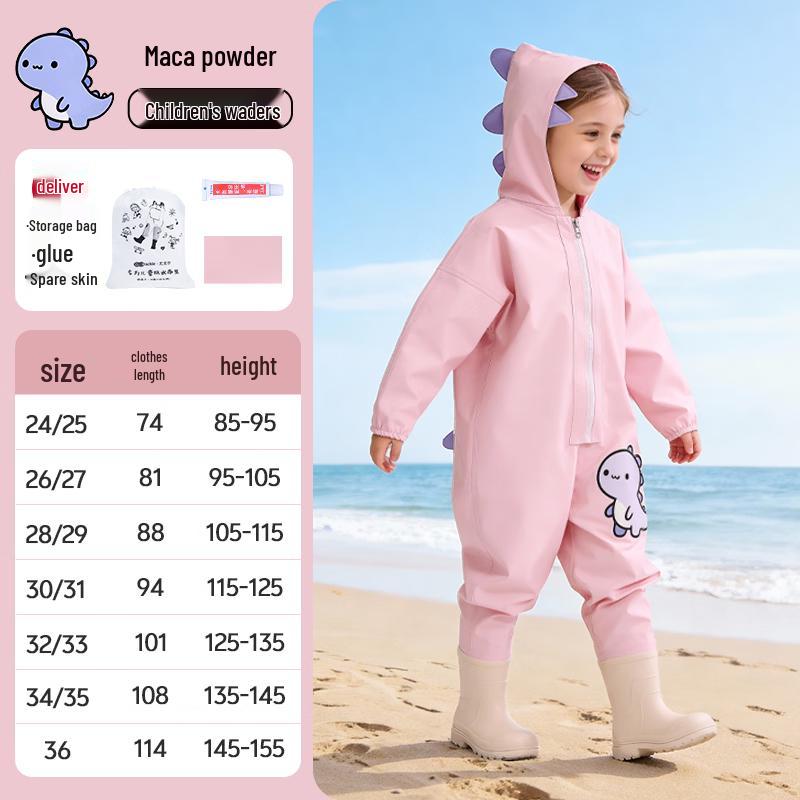 Водонепроницаемые забродники для детей Sweetiepie, полный комплект 32/33 (20.5cm) макарон-розовый