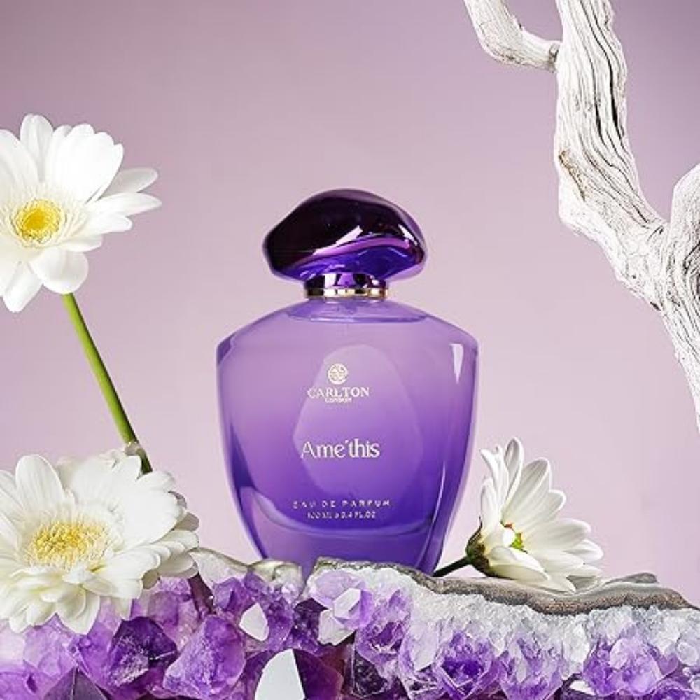 Damen Eau De Parfum AME'THIS - 100ml | Sandelholz, Zeder, Orange, Salbei Duft I Luxusparfüm für Frauen