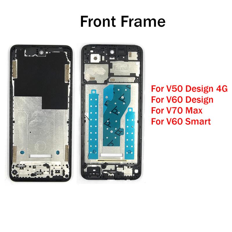 Middle Frame For ZTE Blade V50 V60 Design Smart 4G V70 Max CD Front Frame Housing Bezel Plate Repair Parts