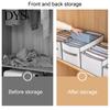 Clothes Underwear Organizer Large Capacity Moisture-proof Non-woven Fabric Comfortable Home Touch Closet Divider Box for Drawer