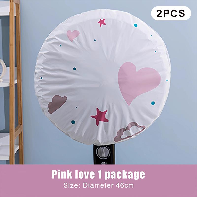 1/2 Stück Elektrischer Ventilator Staubschutz Haushalts-Staubdicht und Wasserdicht Dreidimensionaler Standventilator Dreidimensionale Lagerung