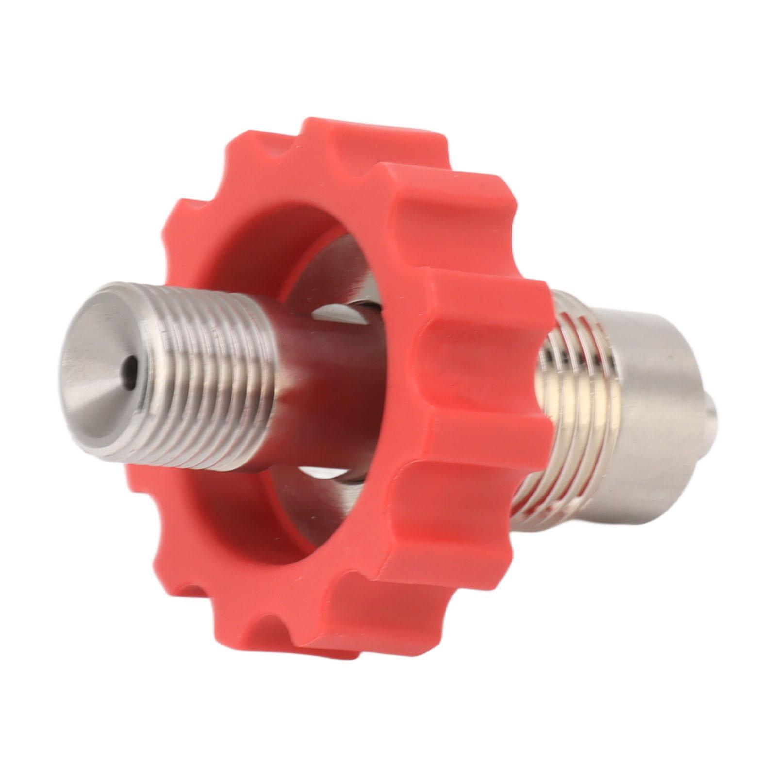 

Red Gear CO2 Tank Refill Valve Connector G5 8 to M16 CO2 Cylinder Refill Pressure Valve Adapter