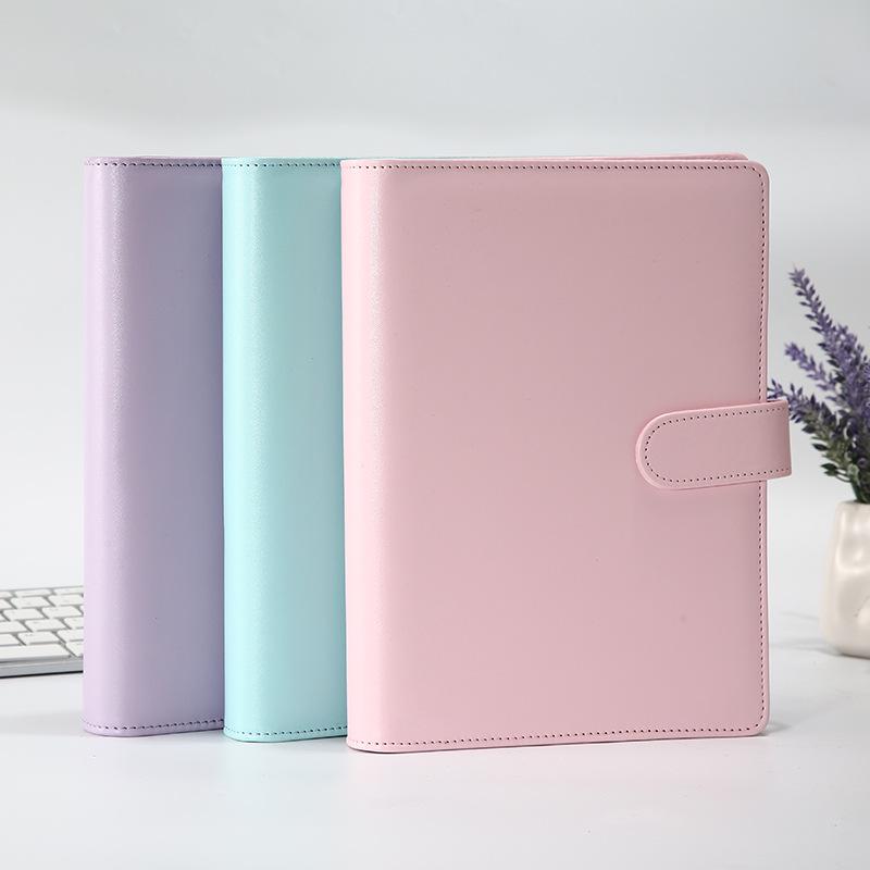 Macaron Minimalist Loose-Leaf Notebooks: A5, A6 Travel, and A7 Pocket Korean Creative Stationery Budget Books