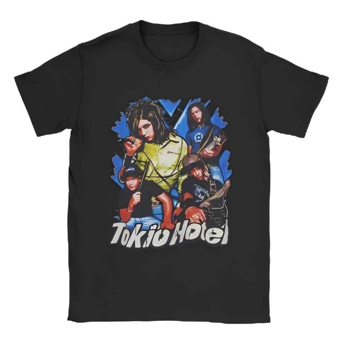 Tokio Hotel Blue Splash Band T-Shirt XL