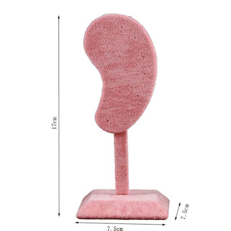 

Подставка для сережек. Подставка для ювелирных изделий в форме уха. розовый