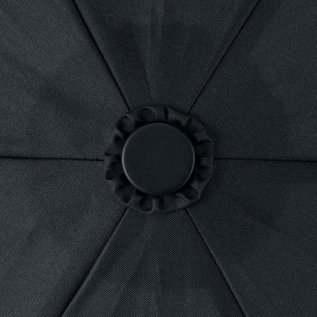 MUJI Folding Umbrella for Sun and Unisex 60cm Rib Length Rain, Adult, DEA53A5A, Black,
