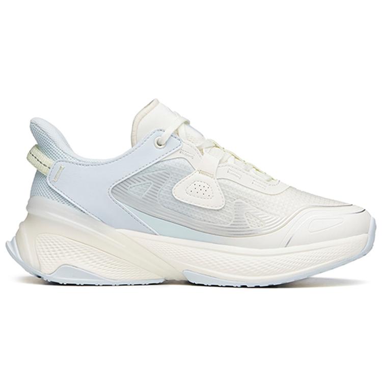 New Anta Running Collection Low Top Running Shoes Women's White Blue 122135530R-2