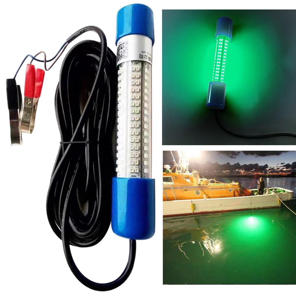 

50 Вт DC12-24 В рыболовный фонарь 1200 лм светодиодный подводный рыболовный фонарь с глубоким каплей IP68 лампа для поиска рыбы привлекает криль свет зелёный