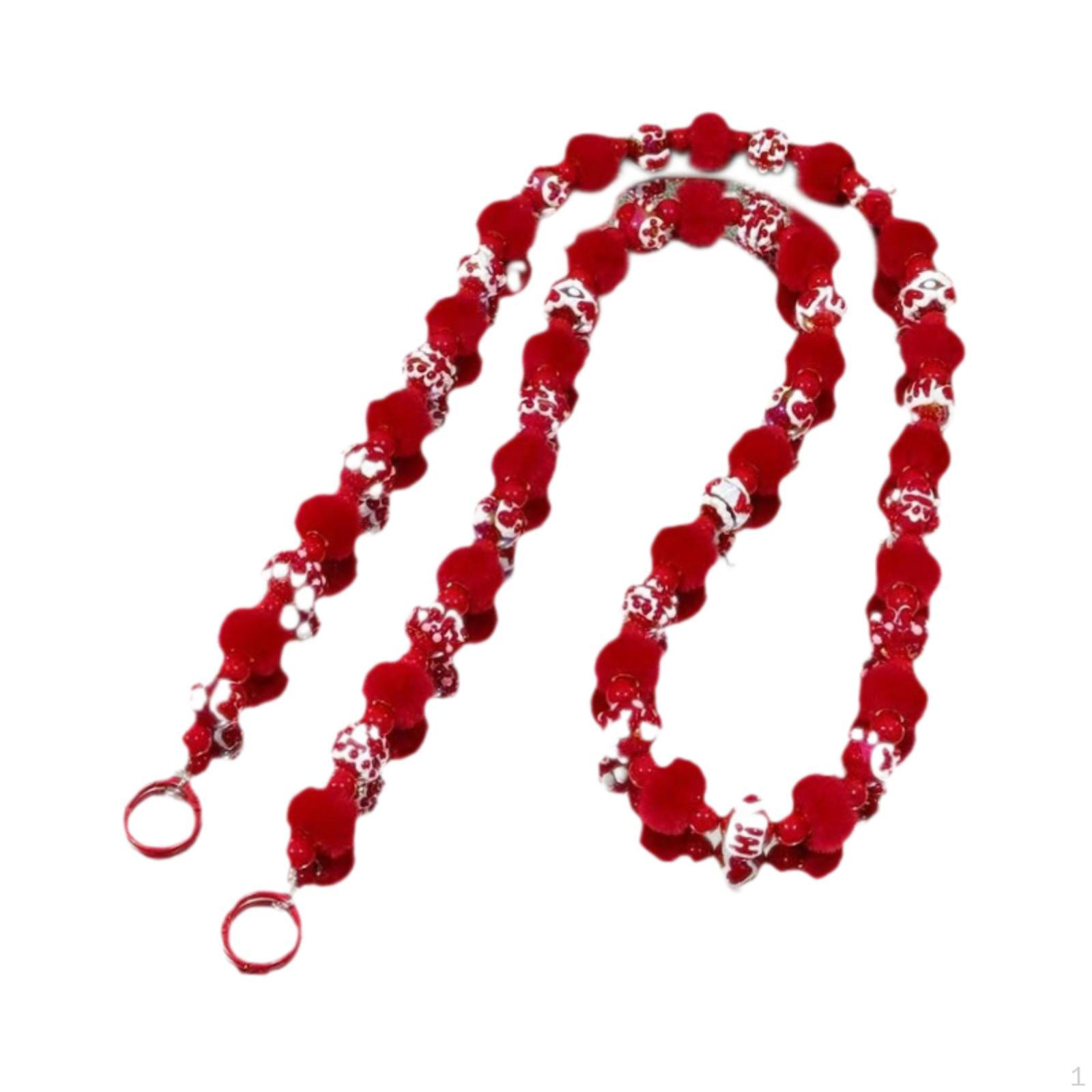 

Цепочка для сумки 50 дюймов для кошелька, маленького клатча через плечо красный