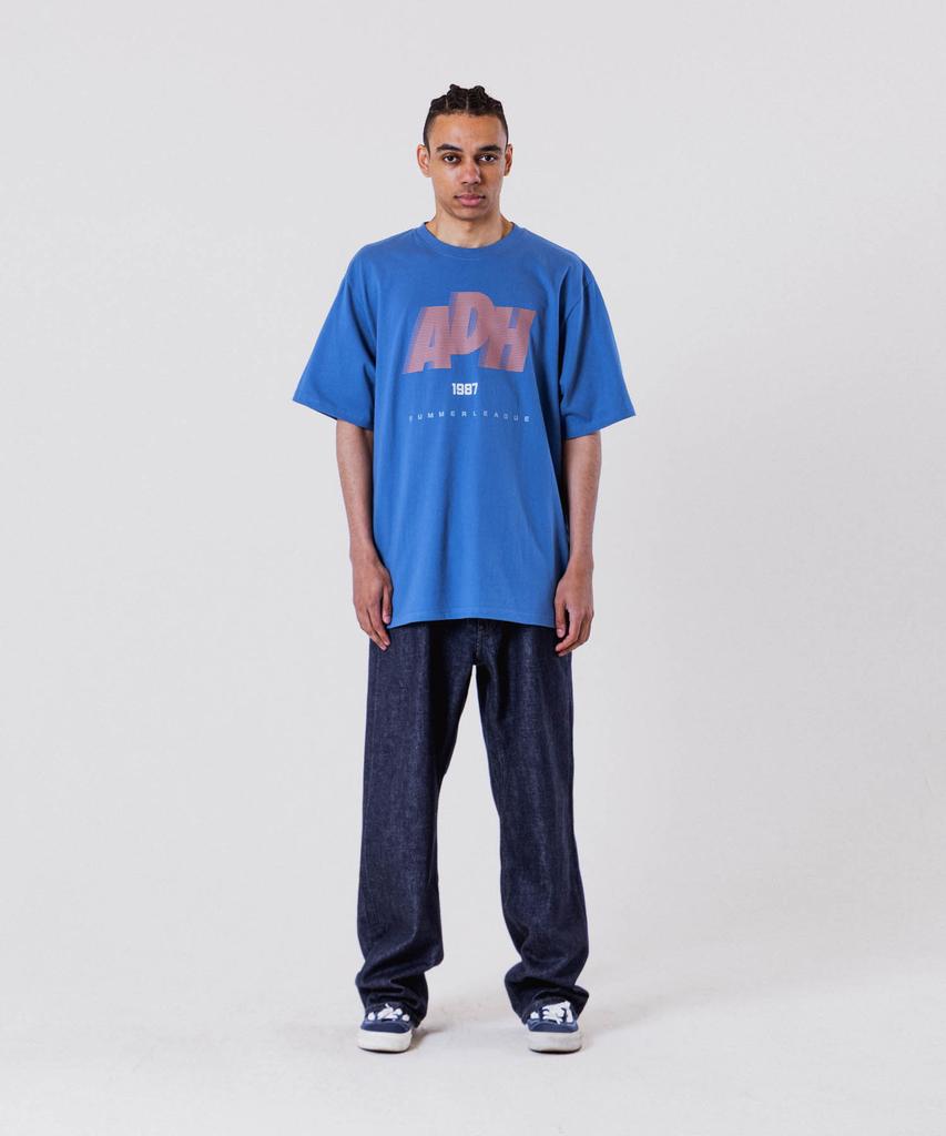 ALL DAY HOOPS Adh Summer League Oversized Short Sleeve T-Shirt Blue
