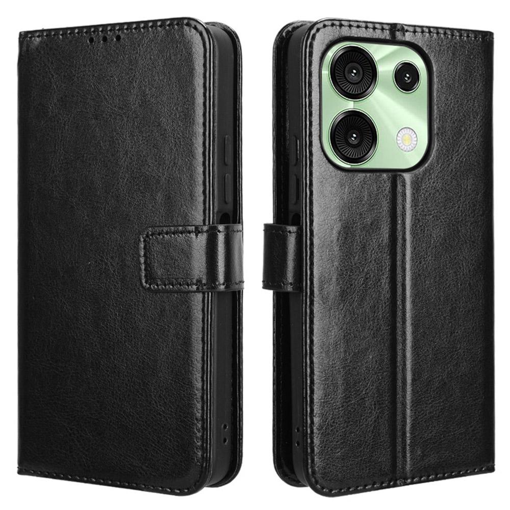 

Для Umidigi G9 5G/G9A 4G/G9C 4G/G9T 4G/Note 90C/Note 90A/Note 90 Чохол Текстура Crazy Horse Шкіра PU Чохол-гаманець для телефону Black