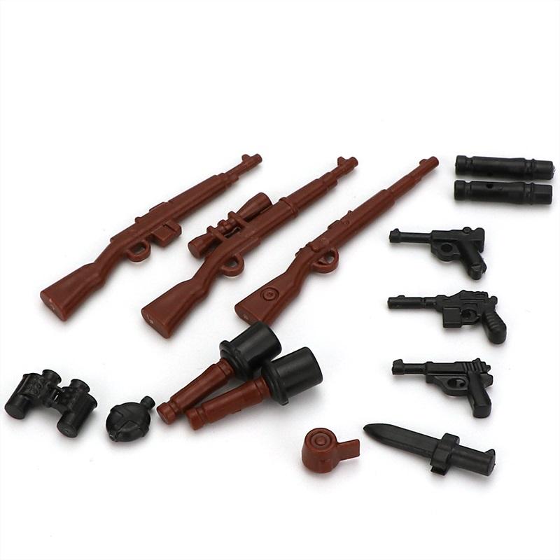 

Military WW2 Weapon Guns Soldier MY OWN CREATION SWAT City Playmobil Mini Action Figures Army Police German 98K Parts Building Blocks Playthings