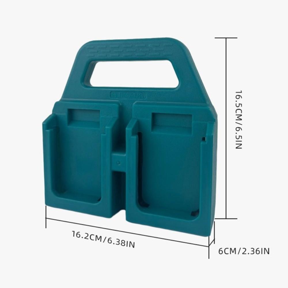 Portable Lithium Battery Storage Rack Handheld Storage Basket Battery Mount Holder Battery Base Bracket for Makita 18V Battery