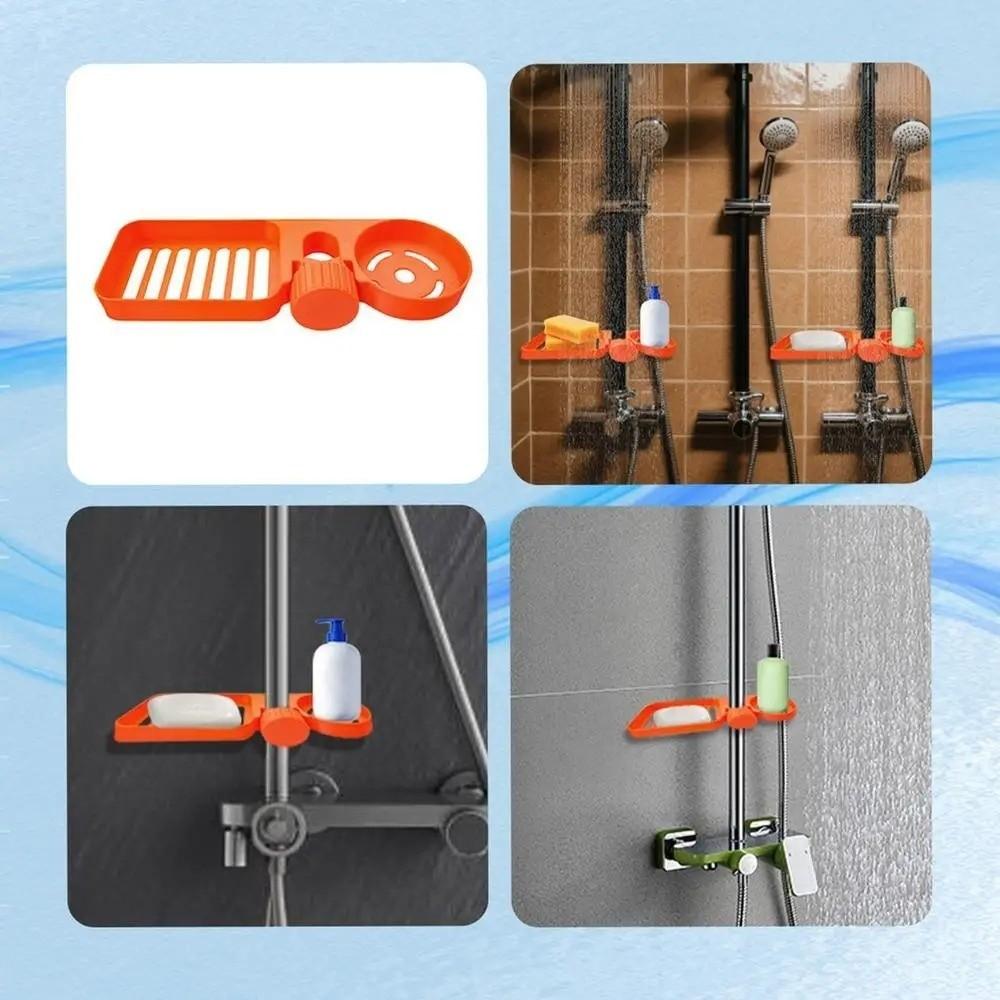 Space-Saving Soap Dish Storage Holder Strong Load-bearing Bathroom Shelf Shower Shelves  Home