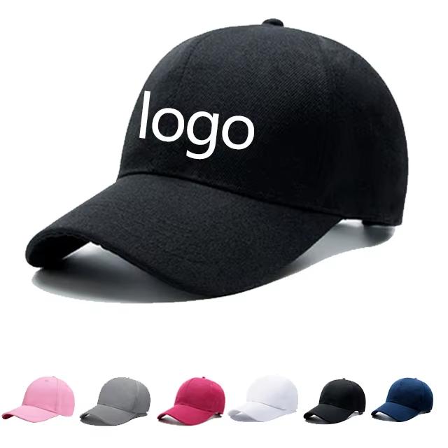 High Quality Unisex Casual Baseball Cap Black Cotton Sweat Wicking Sports Baseball Cap Custom Dad Hat Adult size