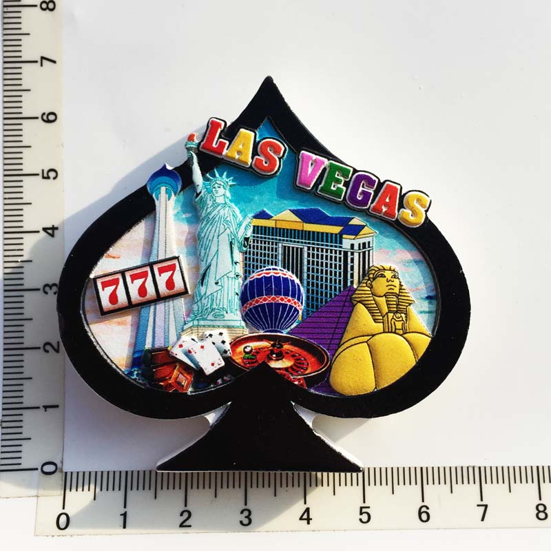 America Tourism Souvenirs Fridge Magnets United States Las Vegas Travelling Fridge Stickers Home Decor Wedding Gifts